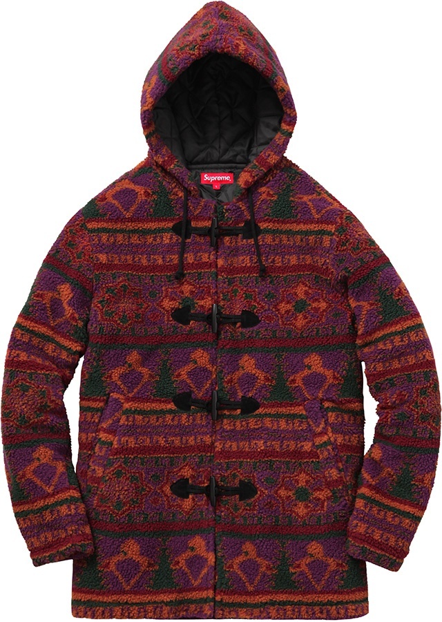 Sherpa Fleece Toggle Jacket view 2